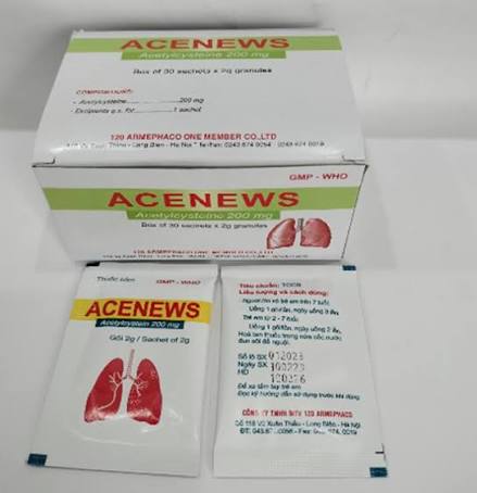 Thuốc Acenews giúp tiêu nhầy